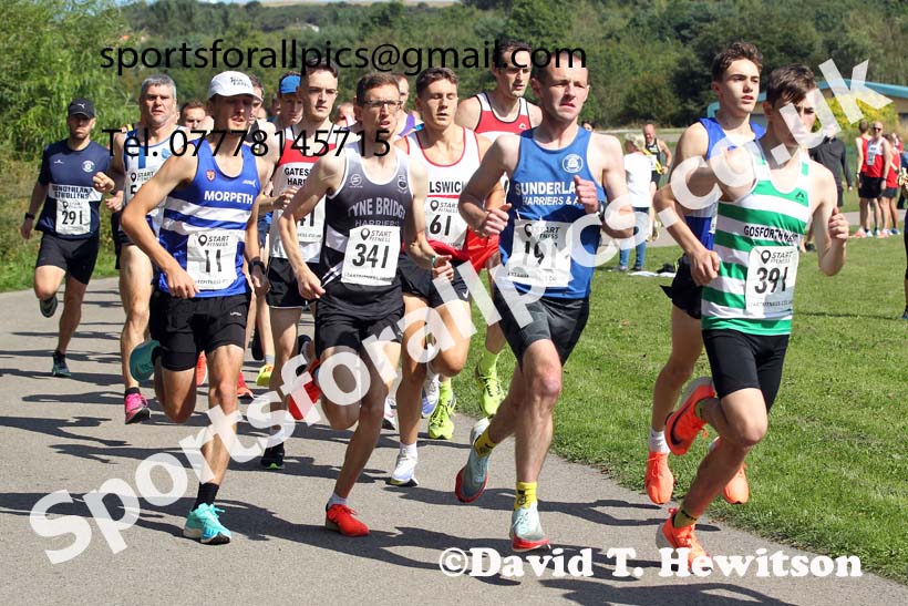 Senior Mens 2021 NECAA Road Relay Champs., Hetton Lyon Country Park, Hetton le Hole, County Durham. Photo: David T. Hewitson/Sports for All Pics